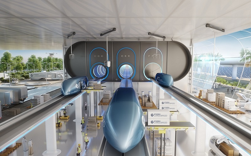 spiegazione del sistema hyperloop