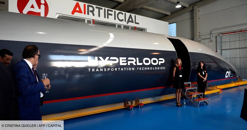 tecnologia di trasporto futura dell'hyperloop