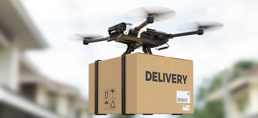 Drones logistics