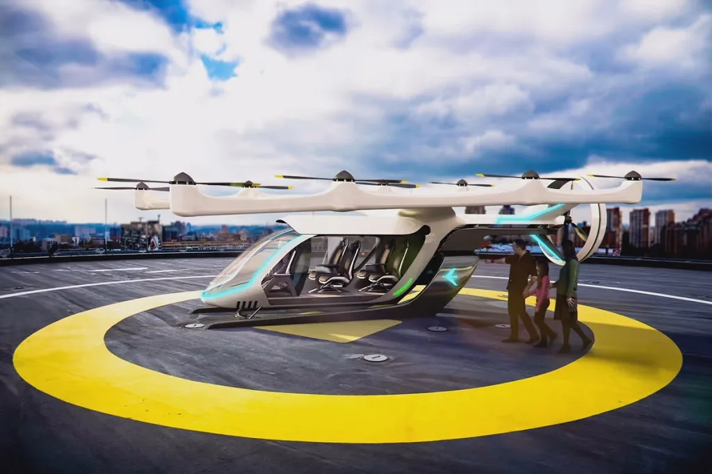 flying taxis airport tech