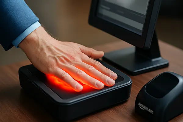 Herzsensor mit Uhr