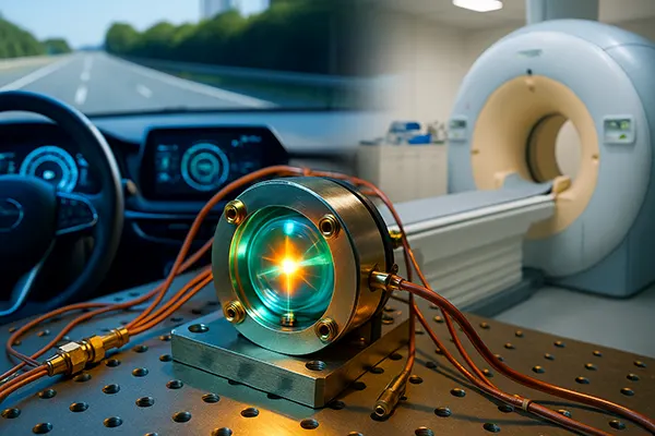 Transport quantum gyroscope
