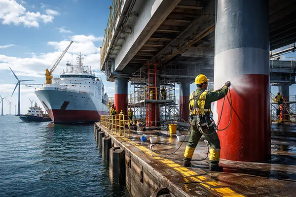 Inspección recubrimiento naval